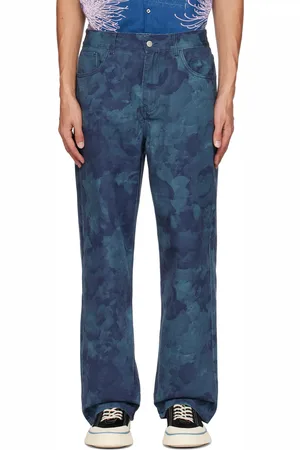 Double Rainbouu Blue Recovery Jeans