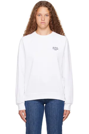 A.P.C. White Sonia Sweatshirt