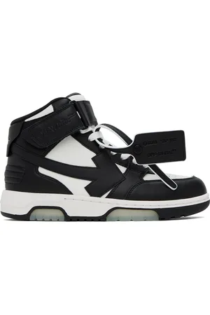 OFF-WHITE Black & White Out Of Office Sneakers