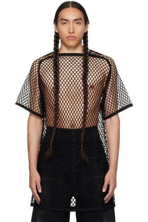 Nicolas Andreas Taralis Black Open T-Shirt