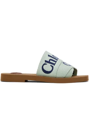 Chloé Green Woody Slides