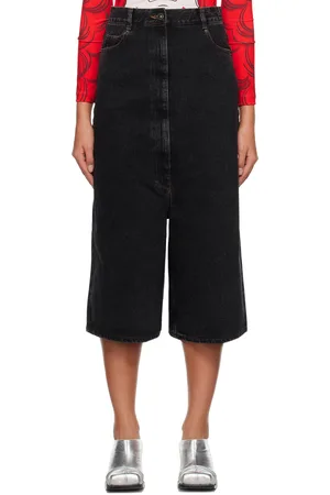 pushBUTTON High-Rise Denim Shorts