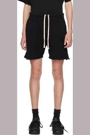 Les Tien Black Lightweight Shorts