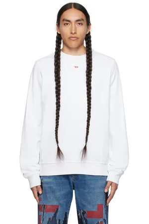 Diesel White S-Ginn-D Sweatshirt
