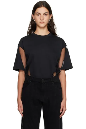 MUGLER Black Illusion T-Shirt