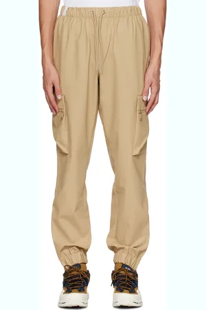 Rains Beige Regular Cargo Pants