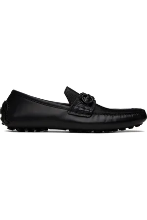 Salvatore Ferragamo Black Grazioso Loafers