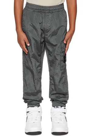 Stone Island Kids Gray 30419 Cargo Pants