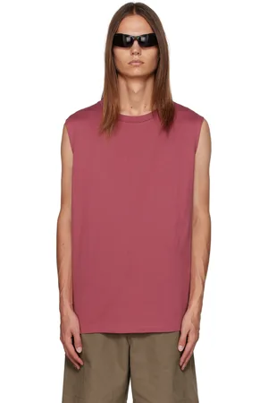 Acne Studios Red Sleeveless T-Shirt