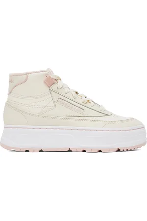 Reebok Off-White Club C Geo Mid Sneakers