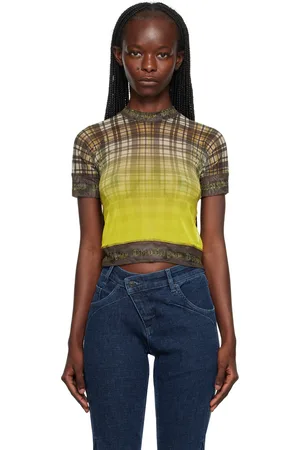 OTTOLINGER Yellow Check T-Shirt