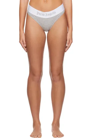 Palm Angels Gray Elasticized Thong