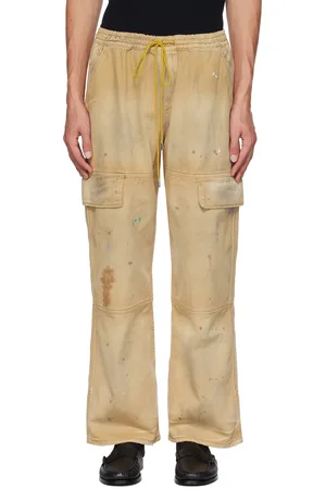 Rhude Beige Plateau Cargo Pants