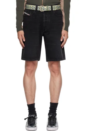 Diesel Black Regular Denim Shorts