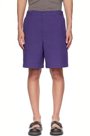 Acne Studios Purple Three-Pocket Shorts