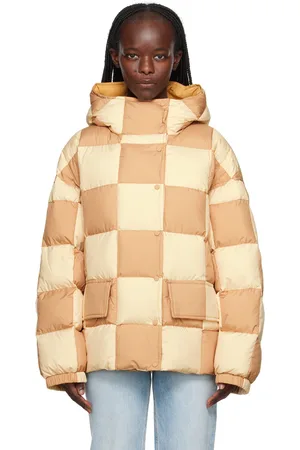 Stand Studio Beige & Tan Darla Down Jacket