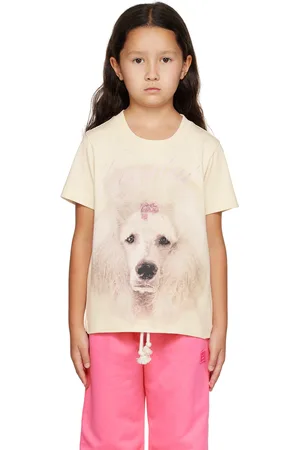 Acne Studios Kids Off-White Printed T-Shirt