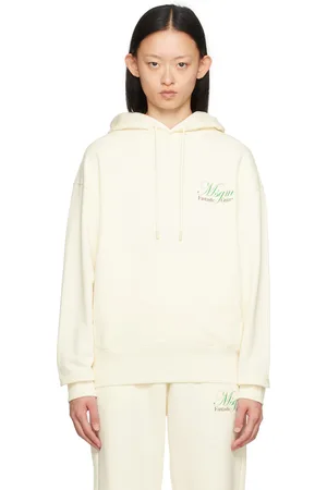 Msgm Off-White Printed Hoodie