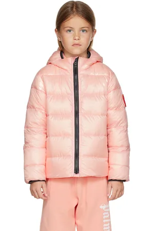 Canada Goose Kids Pink Crofton Down Jacket