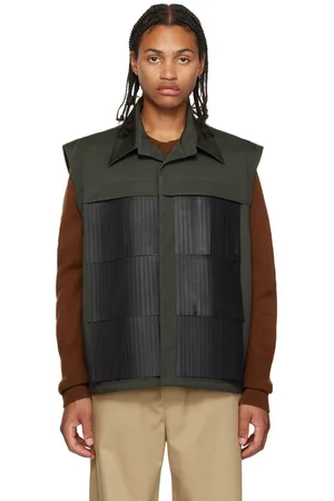 T/SEHNE Khaki Fringe Vest