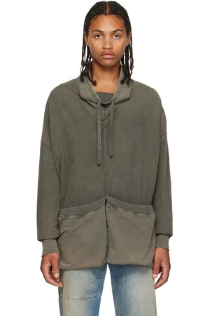 T/SEHNE Gray Fold-Up Sweatshirt