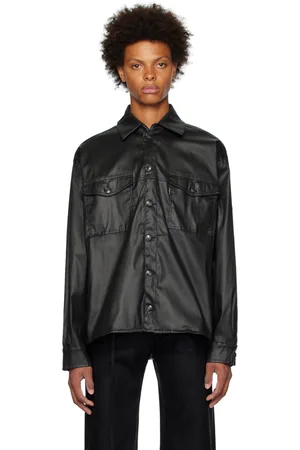 OTTOLINGER Black Oversized Denim Shirt