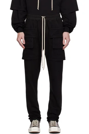 Rick Owens Black Creatch Cargo Pants