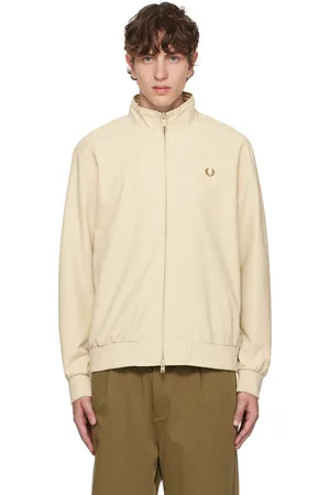 Fred Perry Beige Brentham Track Jacket