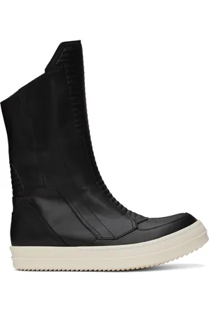 Rick Owens Black Biker Sneakers