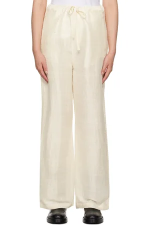 AIREI Beige Drawstring Trousers