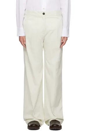 STUDIO NICHOLSON Off-White Reynosa Trousers