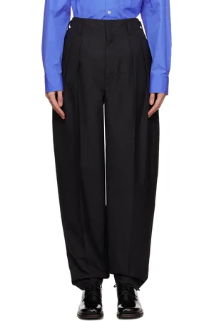 LEMAIRE Gray Pleated Trousers