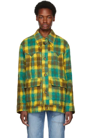 Andersson Bell Yellow & Brown Check Jacket