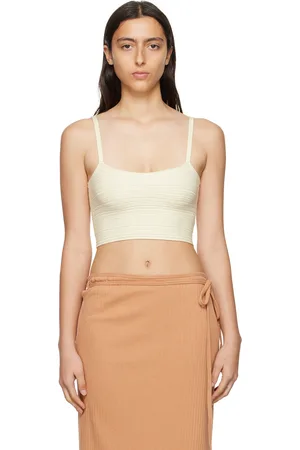 Leset Off-White Grace Tank Top
