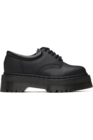 Dr. Martens Black Vegan 8053 Quad Mono Oxfords