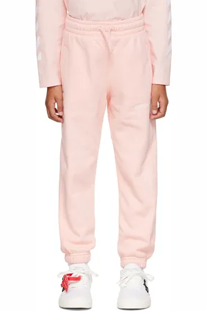 OFF-WHITE Kids Pink Bookish Diag Lounge Pants