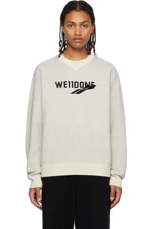 We11 Done Gray Crewneck Sweater