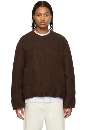We11 Done Collarless Bomber Jacket