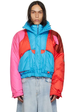Members OF The Rage Blue Paneled Jacket