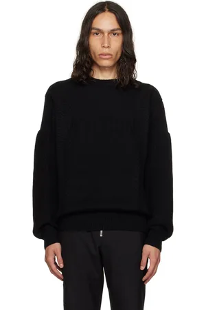 We11 Done Square Patch Sweater