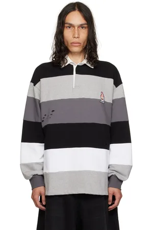 Members OF The Rage Gray Distressed Long Sleeve T-Shirt