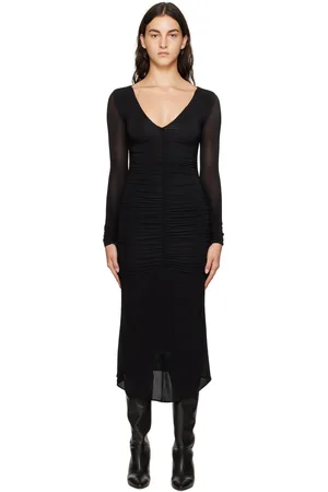 Isabel Marant Black Laly Midi Dress