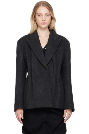 We11 Done Gray Tucked Blazer