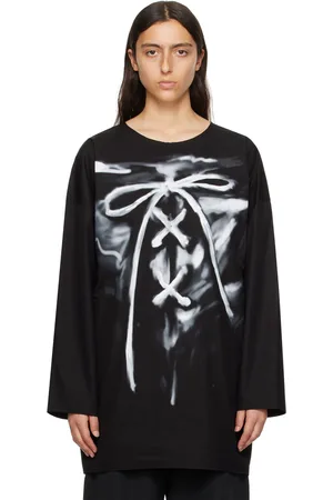 We11 Done Raw Edge Long Sleeve T-Shirt
