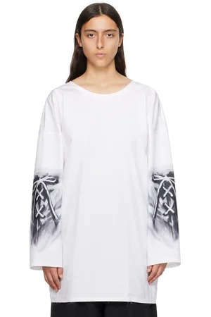 We11 Done Raw Edge Long Sleeve T-Shirt
