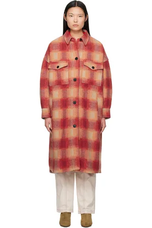 Isabel Marant Orange Fontizi Coat