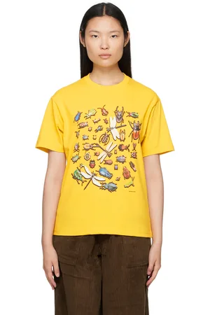 Gentle Fullness Yellow Printed T-Shirt