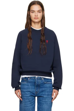 Ami Navy Ami de Coeur Sweatshirt