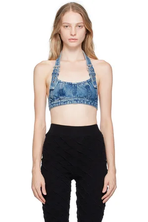 AMBUSH Halter Strap Denim Camisole