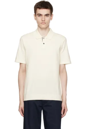 THEORY Off-White Goris Polo